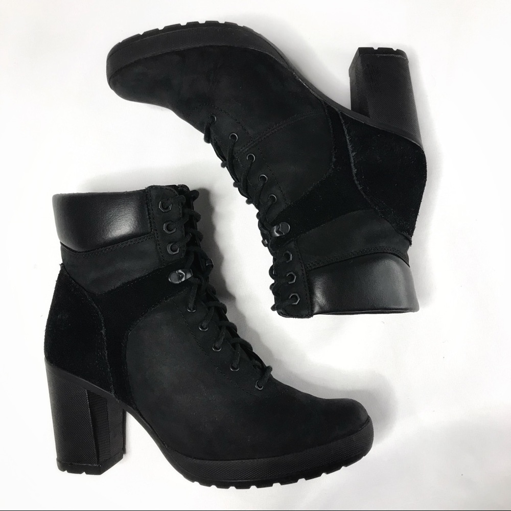 Timberland Camdale High Heeled Lace Up Boot Size 10 - Picture 3 of 9